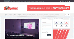 Desktop Screenshot of animowany.pl